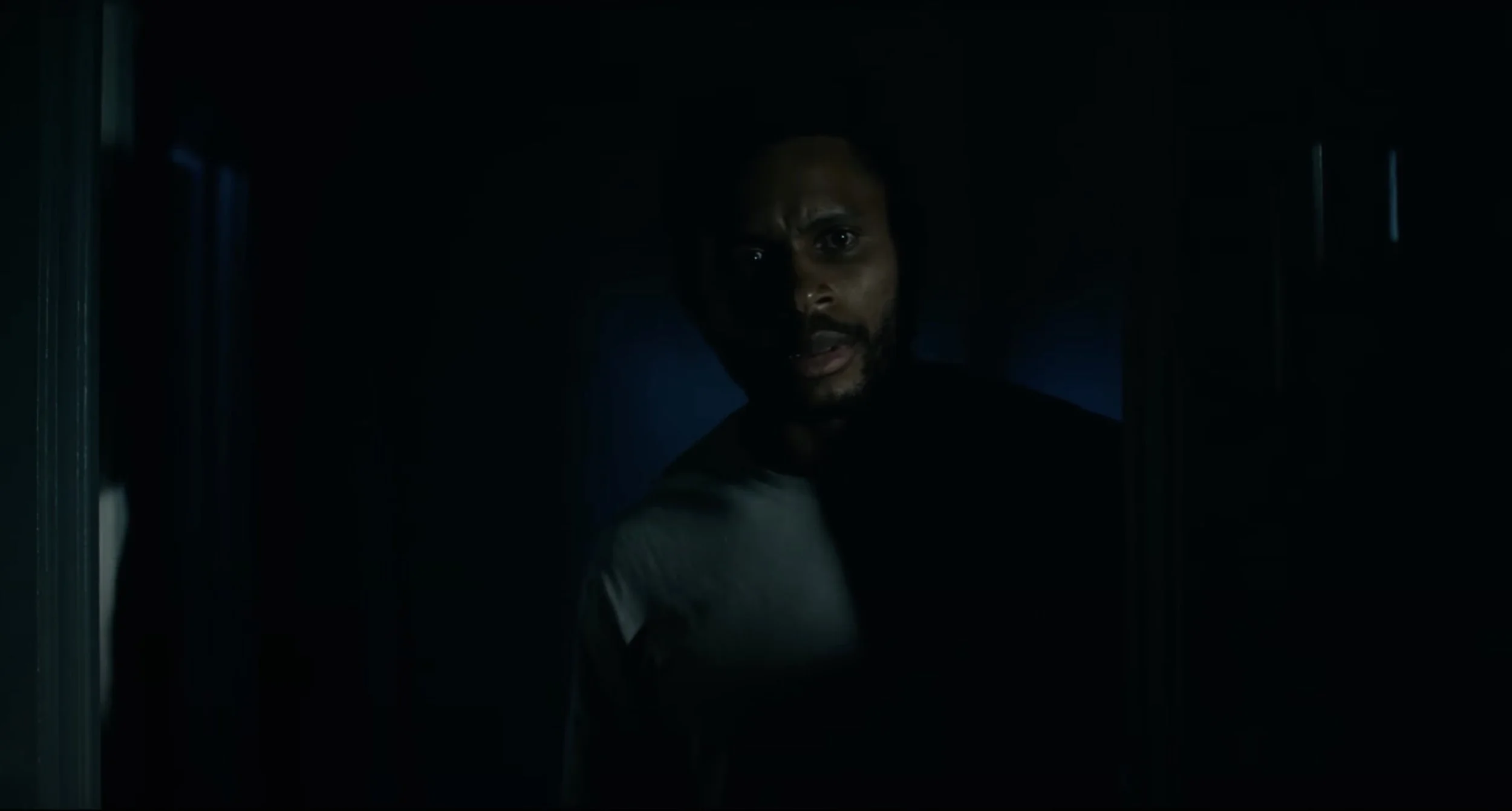 The knife trailer makes fun of an intense home invasion thriller